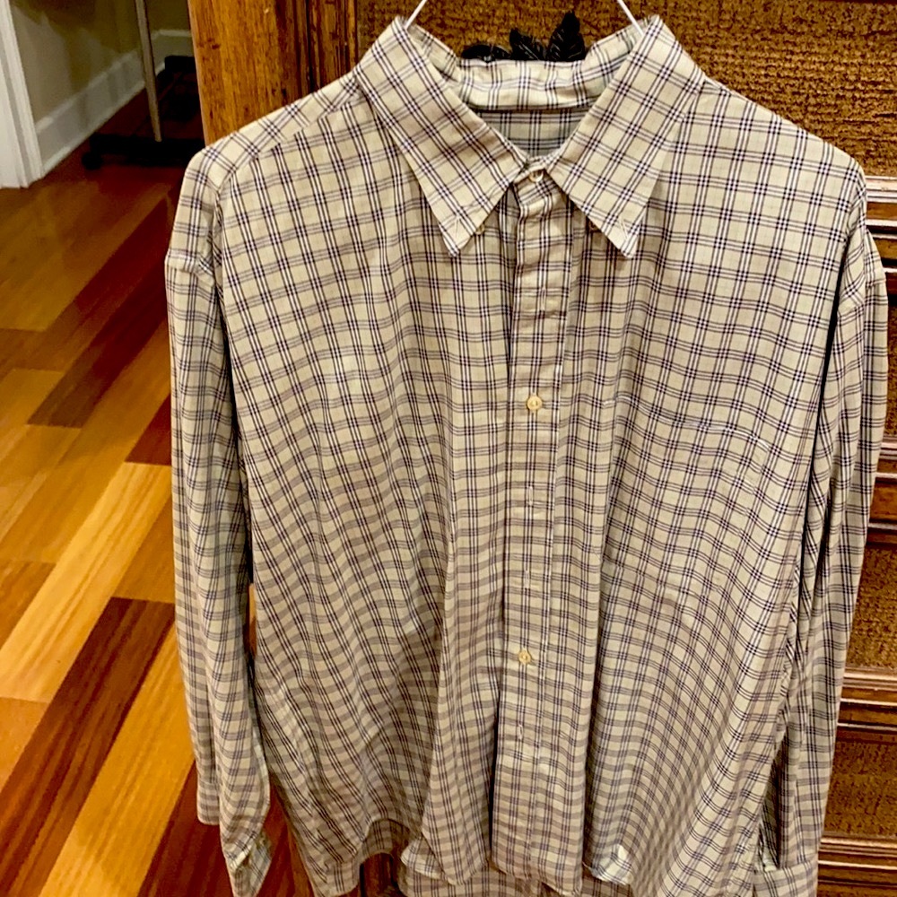 BURBERRY Authentic Men’s Vintage designer dress shirt